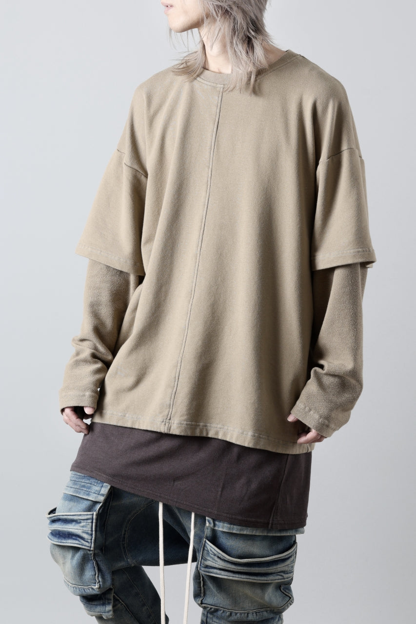 INDEPICT® × LOOM exclusive INVERSION TERRY LAYERED TOP