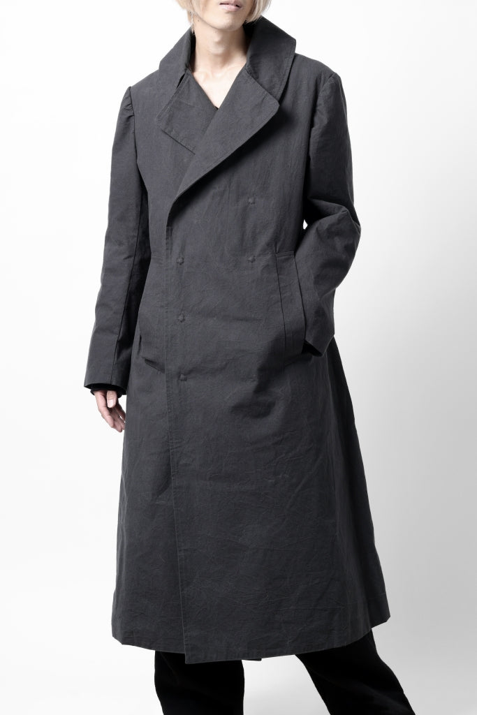 ierib exclusive storm coat 1940  / boiled waxy cotton