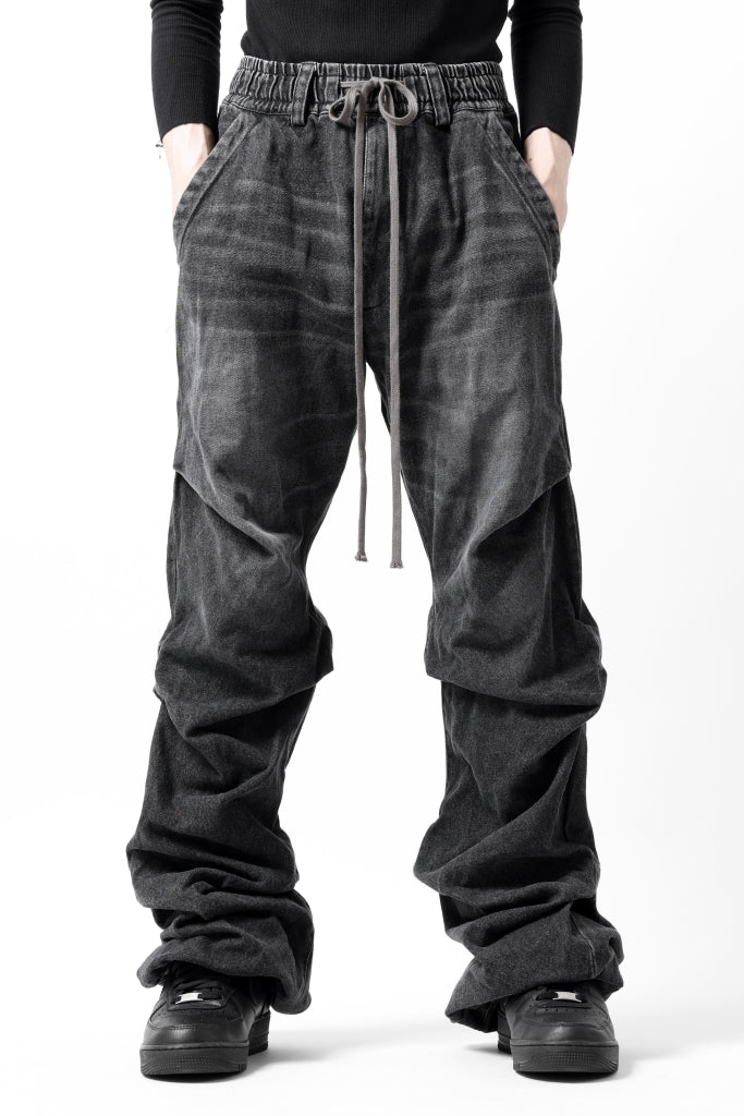 A.F ARTEFACT TUCK VOLUME BAGGY PANTS / FADED DENIM