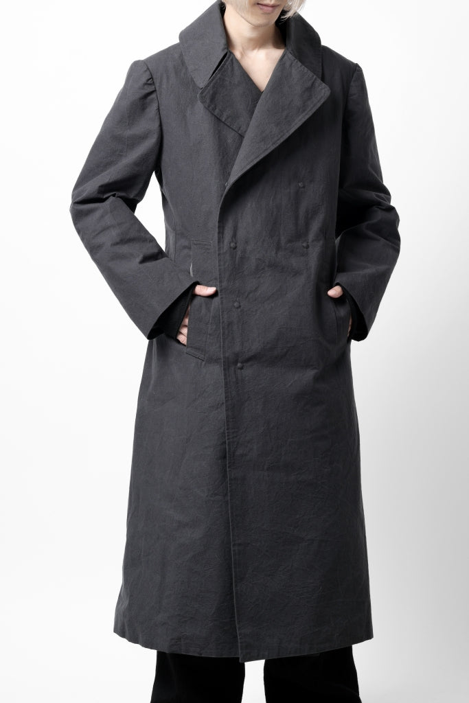 ierib exclusive storm coat 1940  / boiled waxy cotton