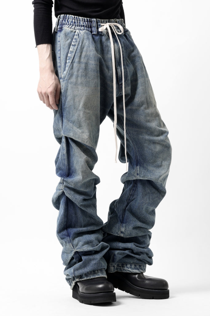 A.F ARTEFACT TUCK VOLUME BAGGY PANTS / FADED DENIM