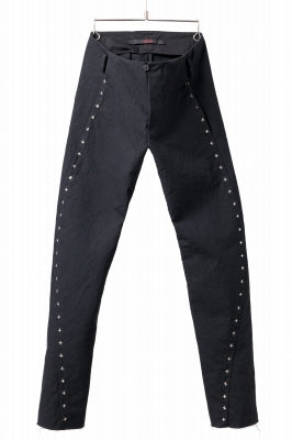 m.a+ 3 pocket silver cross studds tight pants / P1CM/S/CM4