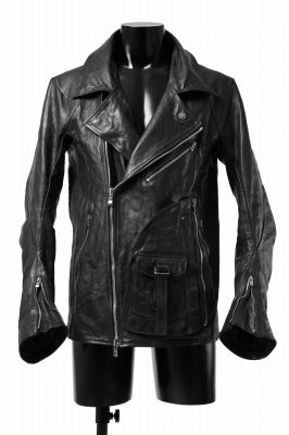 incarnation BUFFALO LEATHER MODS COAT / OBJECT DYED