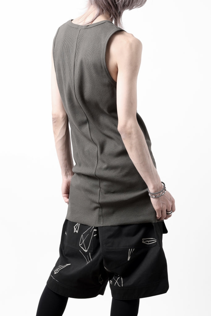 N/07 MINIMAL TANK TOP / SUPER STRETCH BARE TELECO