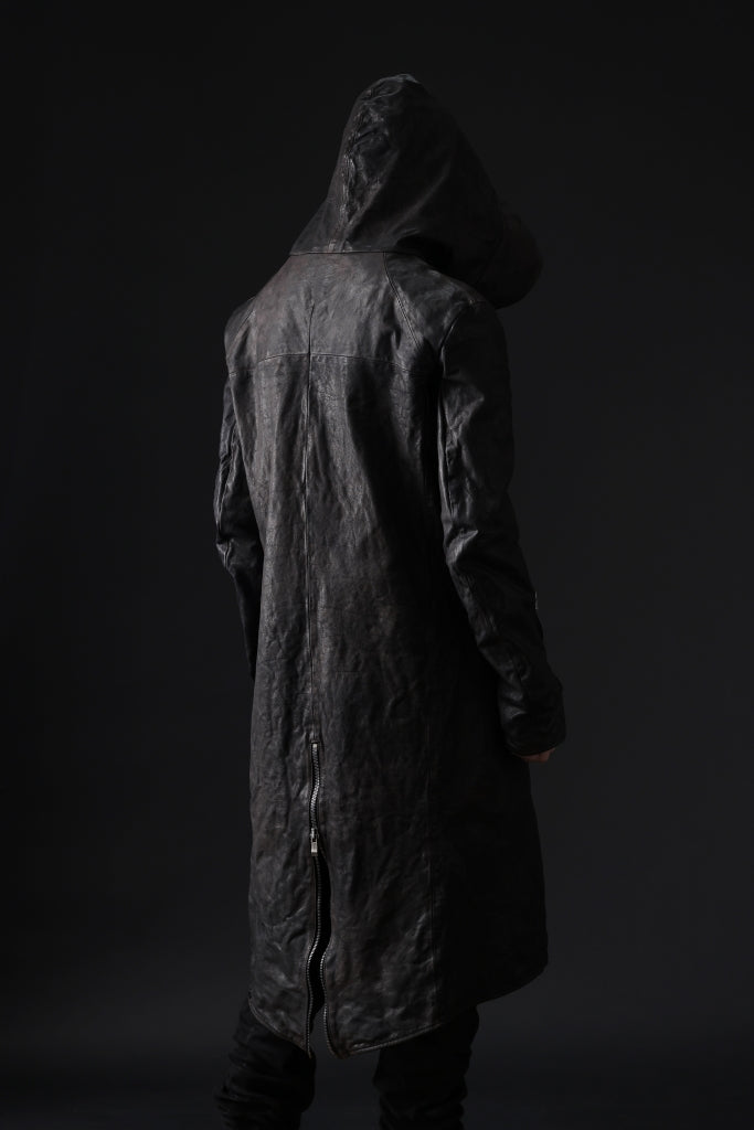 incarnation BUFFALO LEATHER MODS COAT / OBJECT DYED