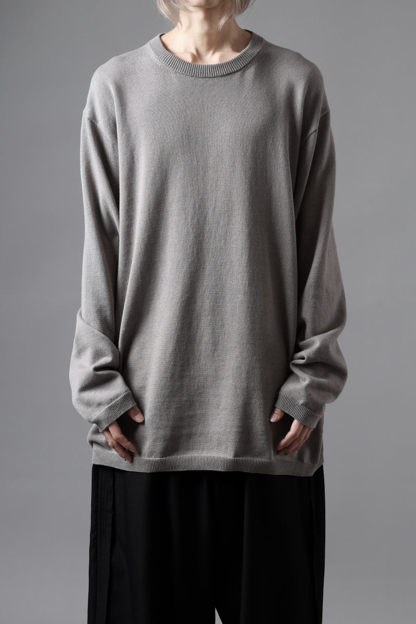 Y's for men SUMMER KNIT PULLOVER / 12G PLAIN STITCH