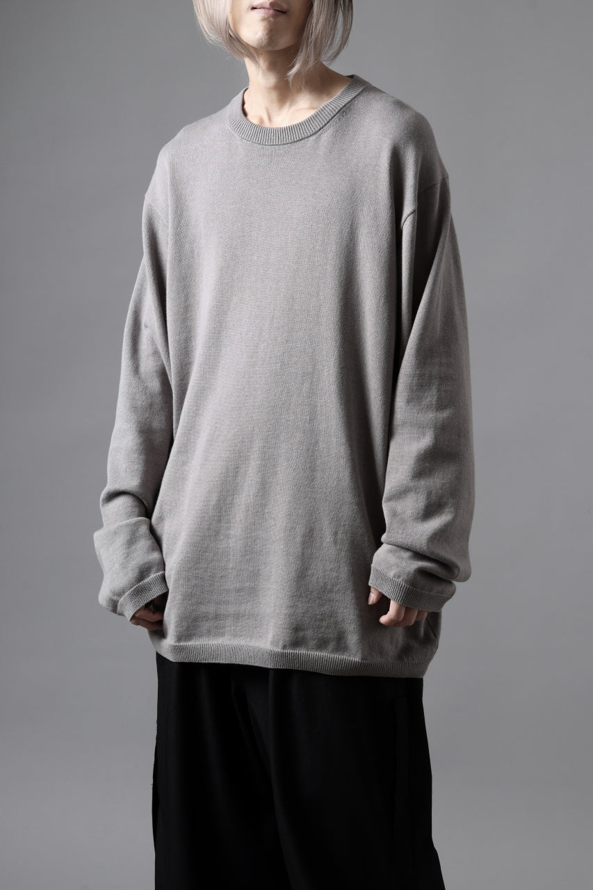 Y's for men SUMMER KNIT PULLOVER / 12G PLAIN STITCH