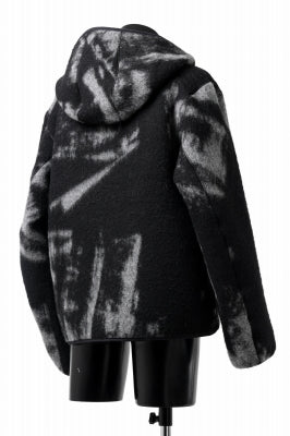 Y-3 Yohji Yamamoto FUZZY FLEECE HOODED JACKET