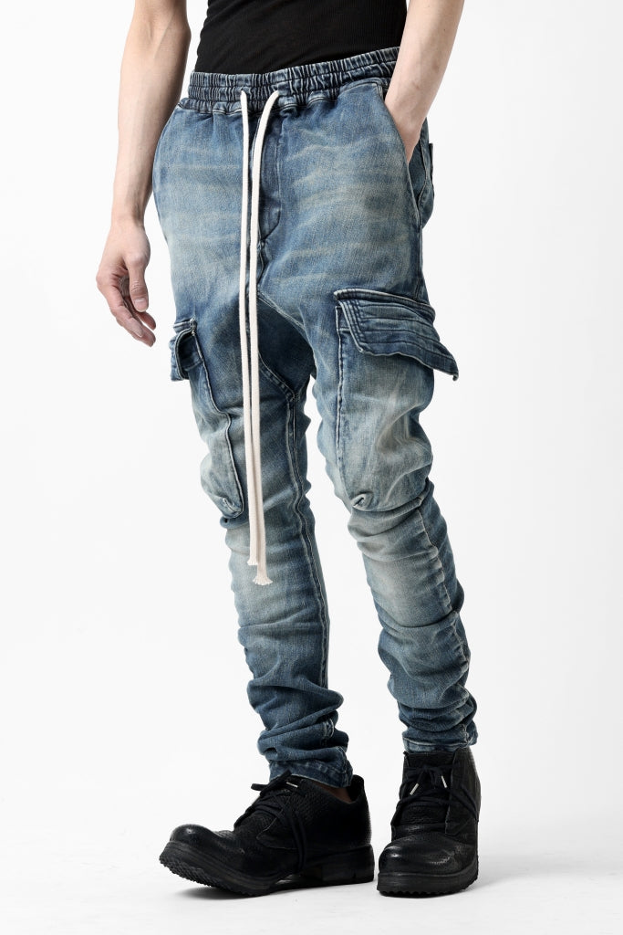 A.F ARTEFACT -FADED- DENIM SARROUEL CARGO SKINNY