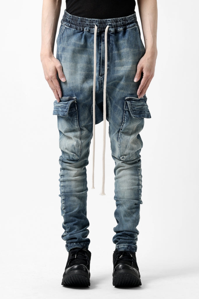 A.F ARTEFACT -FADED- DENIM SARROUEL CARGO SKINNY