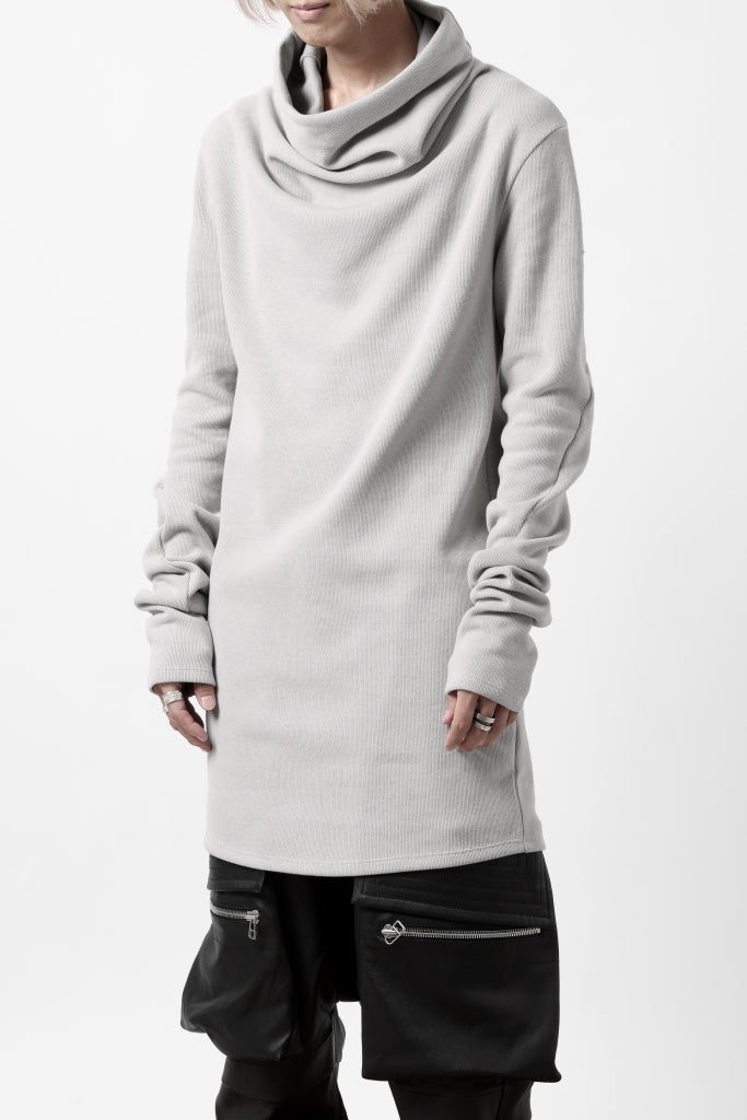 A.F ARTEFACT HIGH NECK PULLOVER / COPE KNIT JERSEY
