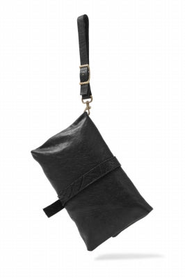ierib Folded Clutch Bag with Hand Strap / FVT Oiled Horse