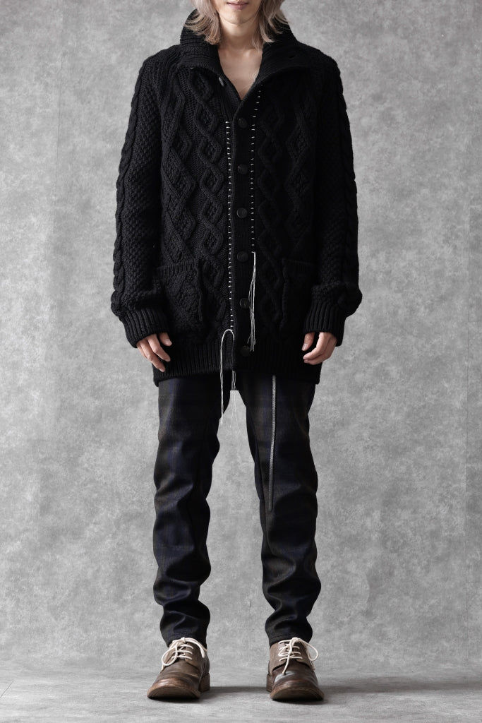 incarnation CARBRE KNIT JACKET / VIRGIN WOOL