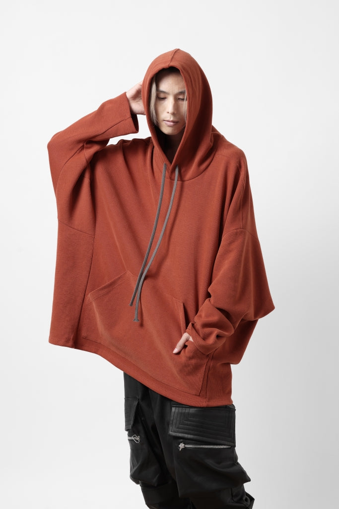 A.F ARTEFACT DOLMAN HOODIE PULLOVER / COPE KNIT JERSEY