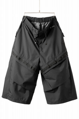 D-VEC x ALMOSTBLACK FISHING SHORT TROUSERS / WINDSTOPPER BY GORE-TEX LABS 3L S.R.G.