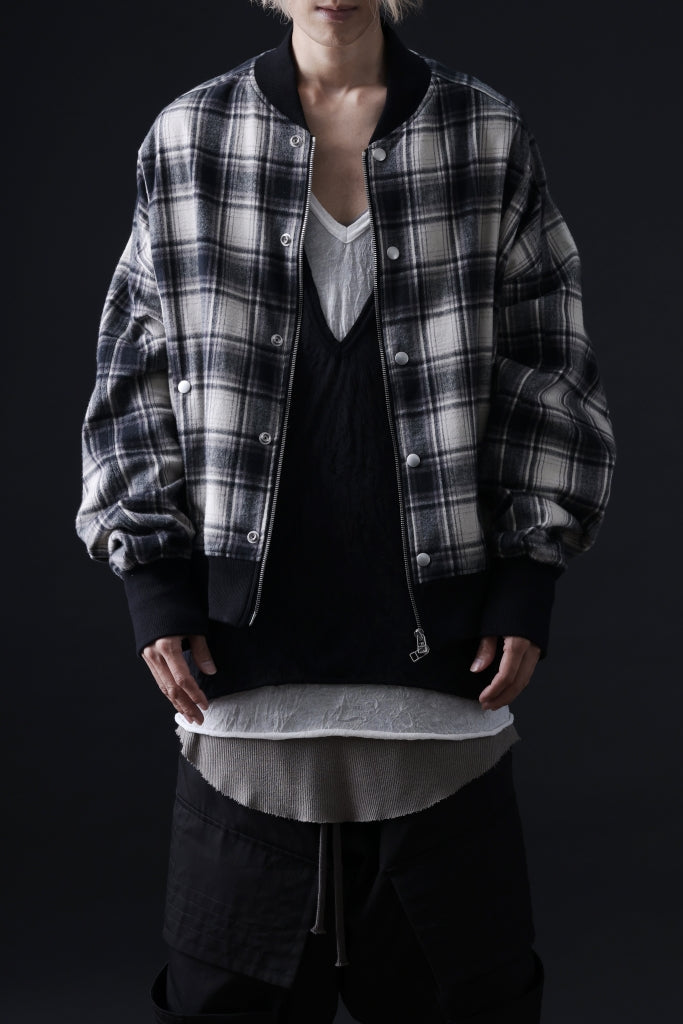 A.F ARTEFACT | CHECK-NEL BLOUSON and LAYERED TOPS.