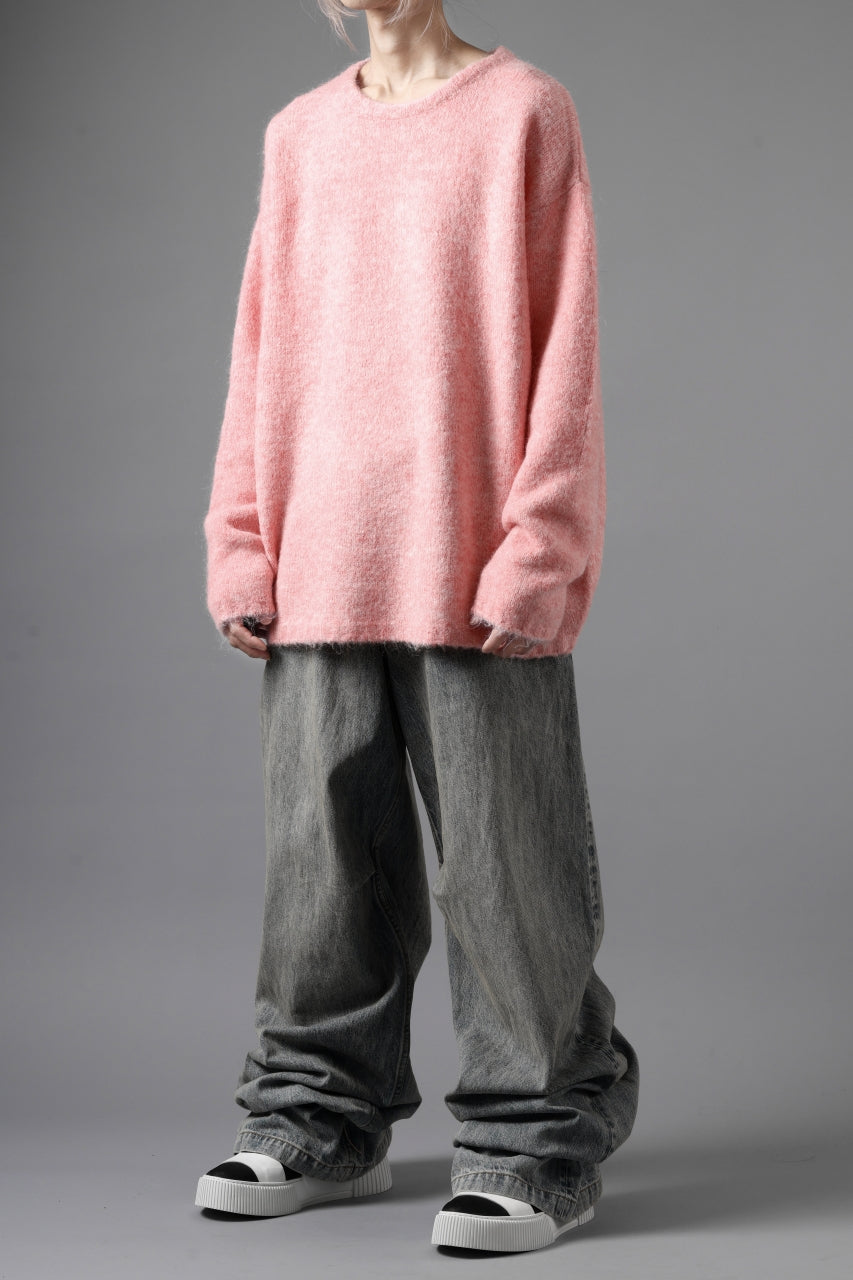 A.F ARTEFACT OVER SIZED KNIT TOPS / MIX WOOL