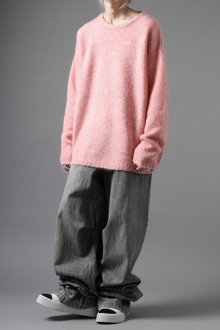 A.F ARTEFACT OVER SIZED KNIT TOPS / MIX WOOL