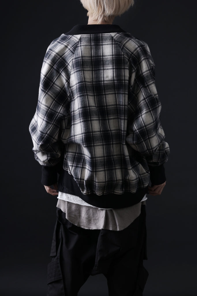 A.F ARTEFACT | CHECK-NEL BLOUSON and LAYERED TOPS.