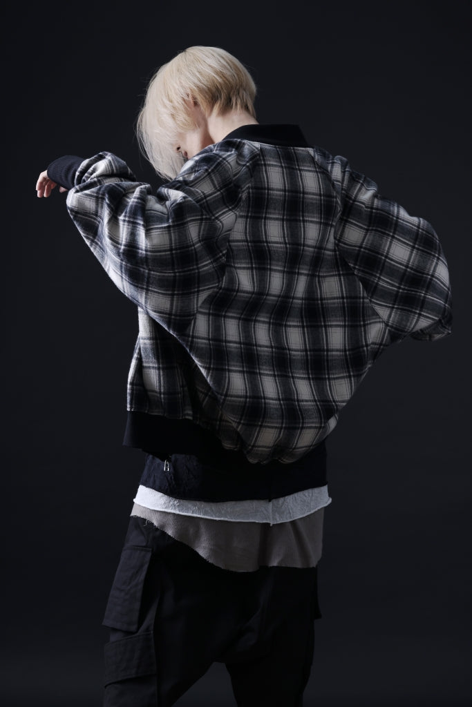 A.F ARTEFACT | CHECK-NEL BLOUSON and LAYERED TOPS.