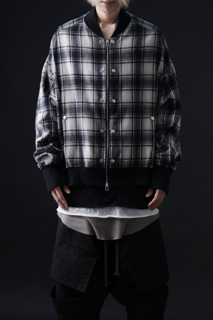 A.F ARTEFACT | CHECK-NEL BLOUSON and LAYERED TOPS.