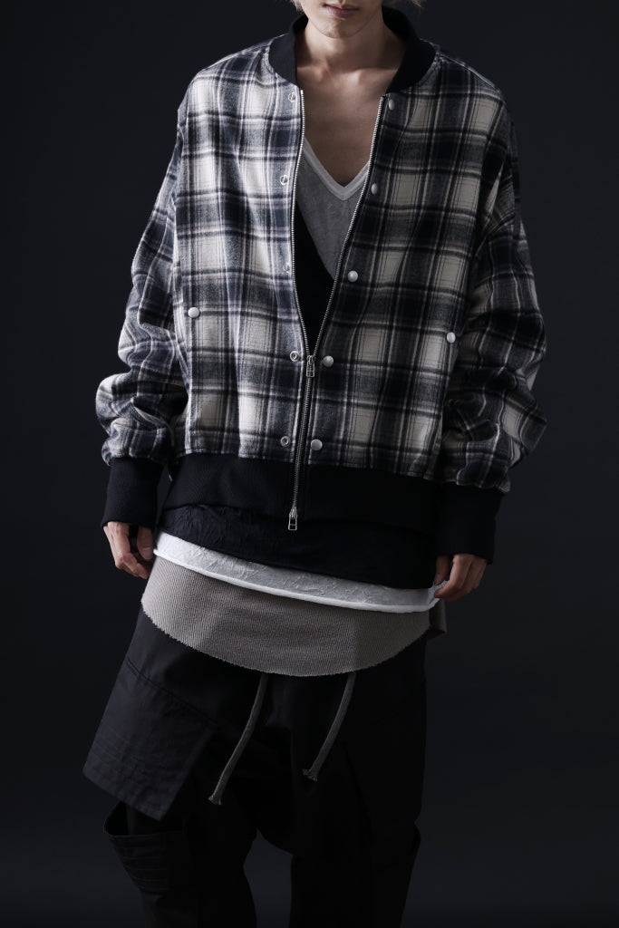 A.F ARTEFACT | CHECK-NEL BLOUSON and LAYERED TOPS.