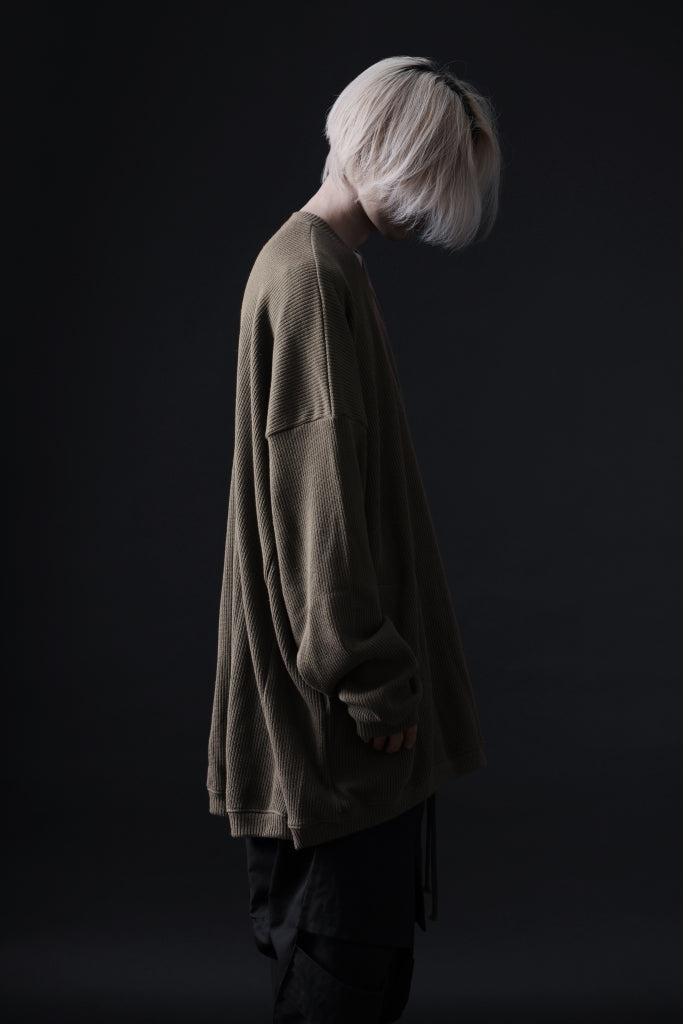 A.F ARTEFACT OVERSIZED KNIT PULLOVER TOP
