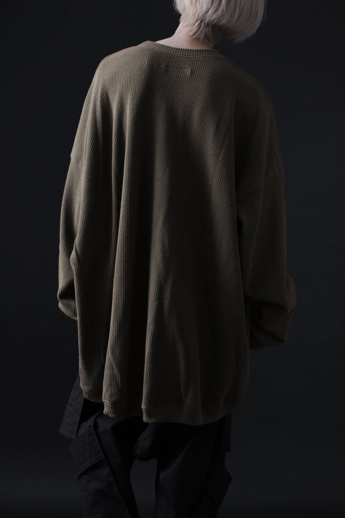 A.F ARTEFACT OVERSIZED KNIT PULLOVER TOP