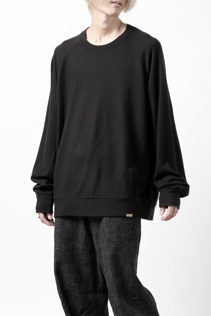 COLINA TUCK SWEAT TOP / SUPER 140s WASHABLE WOOL