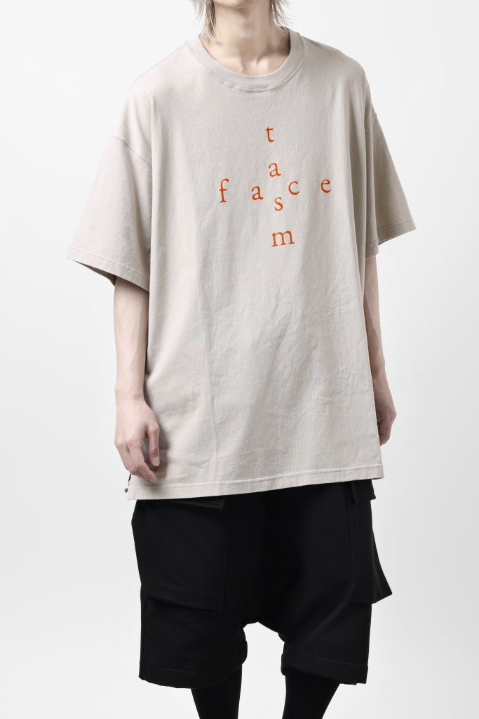 FACETASM CROSS LOGO PRINT BIG TEE 