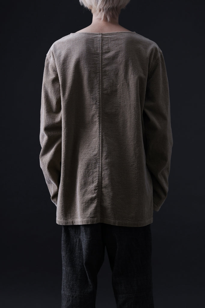 ISAMU KATAYAMA BACKLASH GARENT-DYED PULLOVER / 7W STRETCH CORDUROY