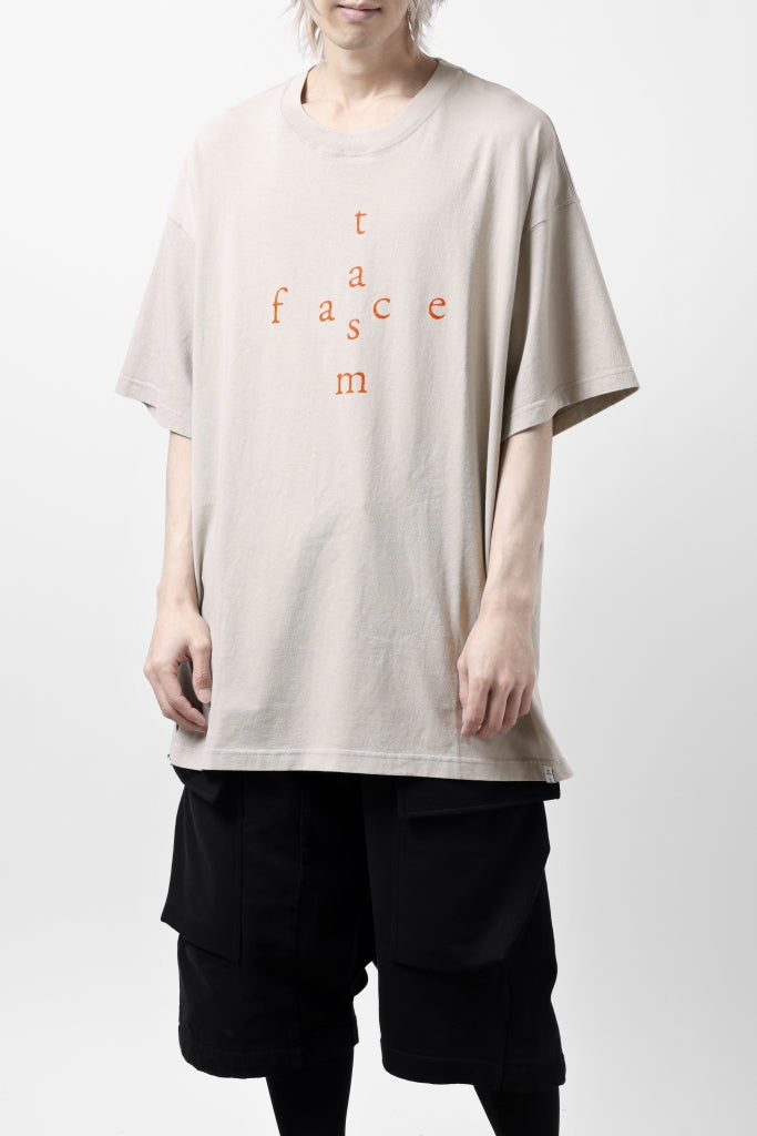 FACETASM CROSS LOGO PRINT BIG TEE 