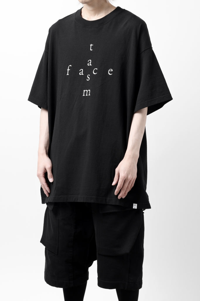 FACETASM CROSS LOGO PRINT BIG TEE 