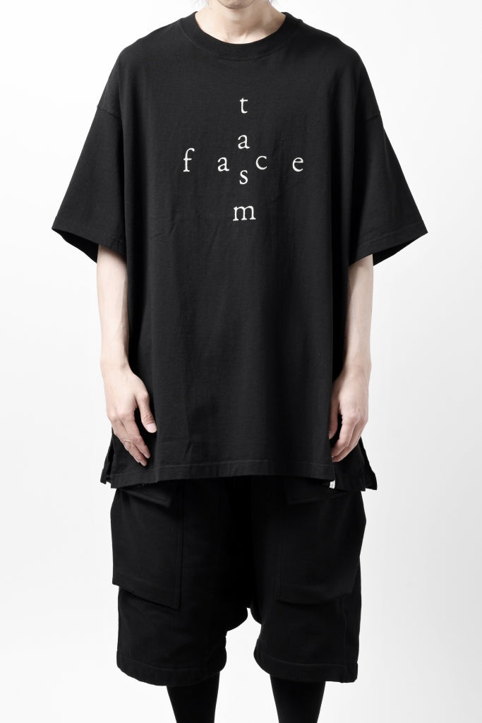 FACETASM CROSS LOGO PRINT BIG TEE 