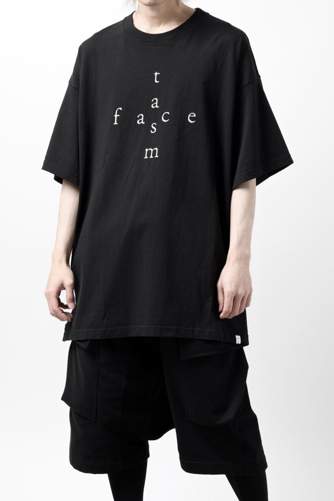 FACETASM CROSS LOGO PRINT BIG TEE 