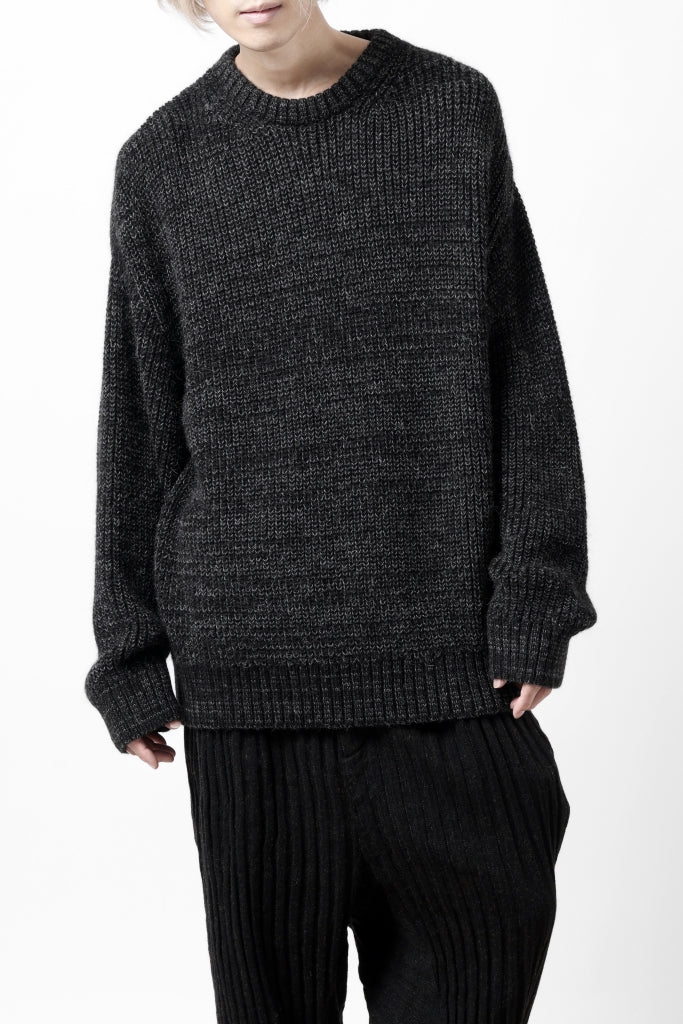 CAPERTICA HEAVY KNIT SWEATER TOP / BABY ALPACA