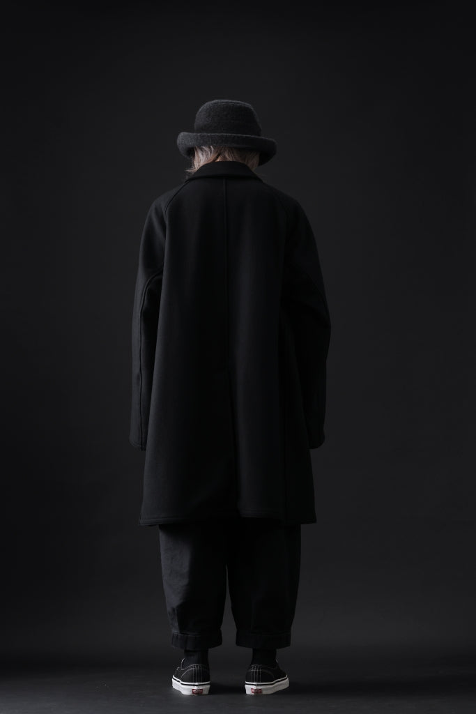 KLASICA GHOST SIMPLE COAT / SUPER 100's AVIATOR MELTON WOOL