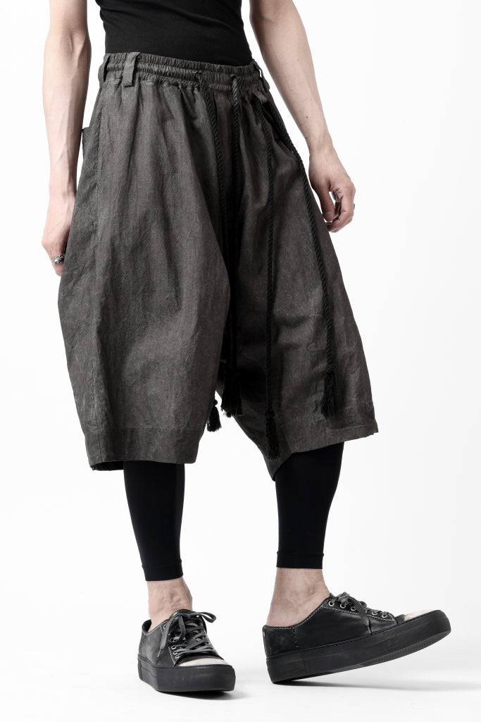 _vital drop crotch shorts with hanging pocket