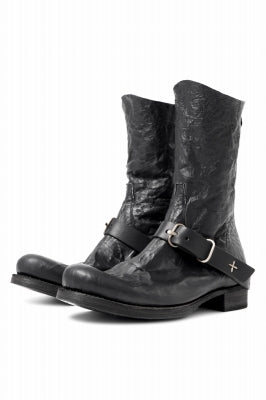 m.a+ goodyear tall buckle back zipper boots / S1C3Z/VAM 