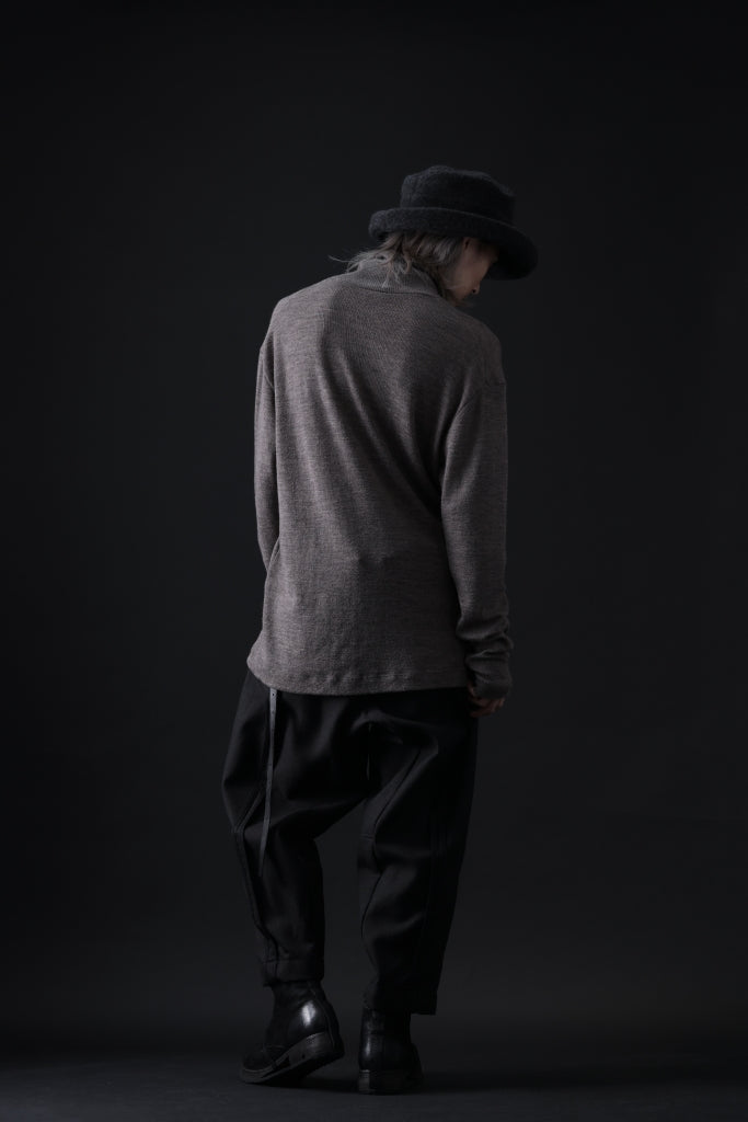 KLASICA SMOKE TURTLE NECK KNIT SWEATER