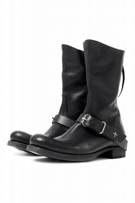 [ Boots ] m.a+ goodyear tall buckle back zipper boots / S1C3Z/CU1,5 Price / ￥327,800 - (in tax) Foreign Price / ≒ $2,391.00 or €2.306,95 Size / 42 (*Wearing;42) Color / Black Material / Horse Leather,SV925 