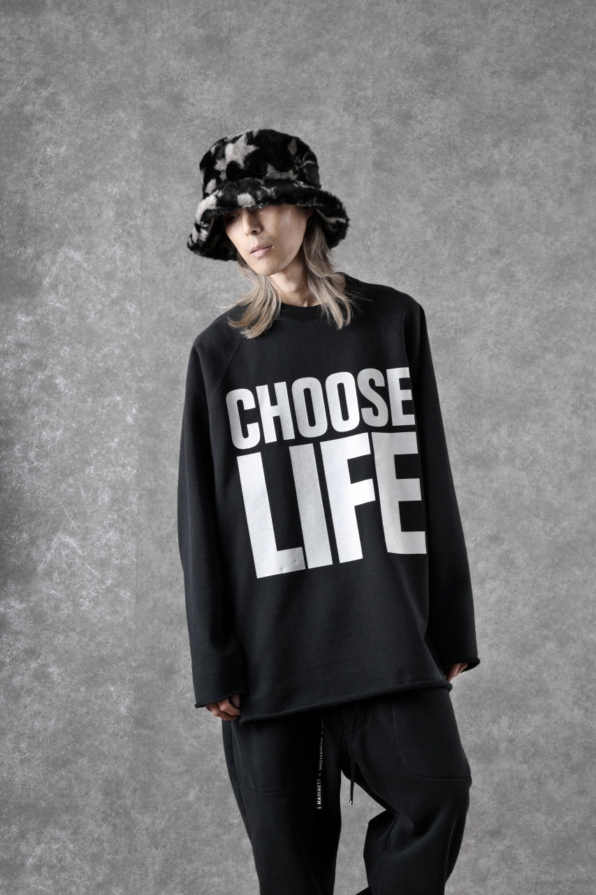 MASTERMIND WORLD x KATHARINE HAMNETT CUTOFF PULLOVER / CHOOSE LIFE