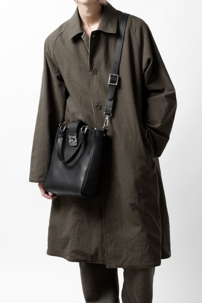 ISAMU KATAYAMA BACKLASH 2WAY SHOULDER-TOTE BAG / GUIDI OILED CALF