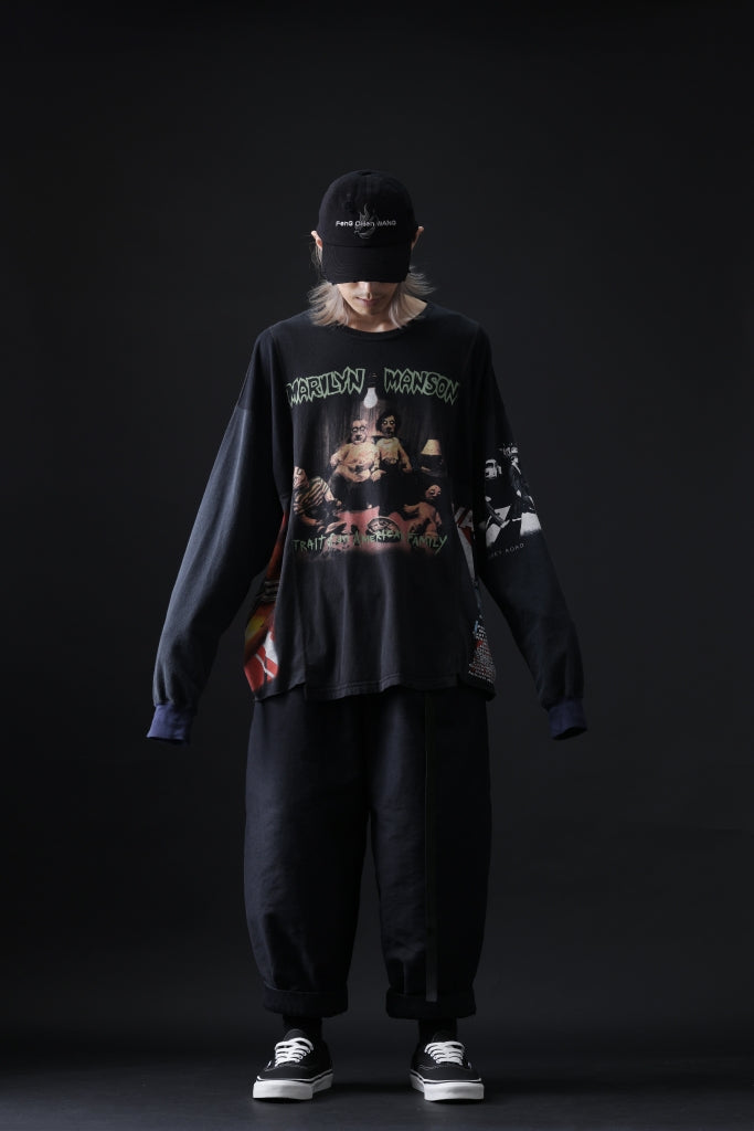 CHANGES VINTAGE REMAKE QUINTET PANEL LONG SLEEVE T-SHIRT-E