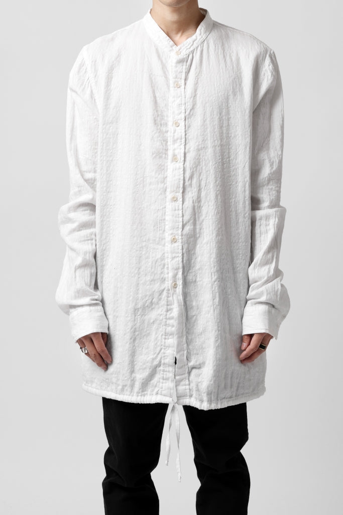 daub WASHED LONG SHIRT / CL-STRIPE