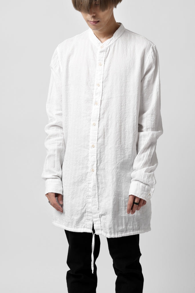 daub WASHED LONG SHIRT / CL-STRIPE