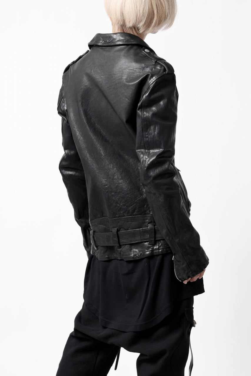 ISAMU KATAYAMA BACKLASH DOUBLE BREASTED JACKET / DOUBLE-SHOULDER OBJECT DYED