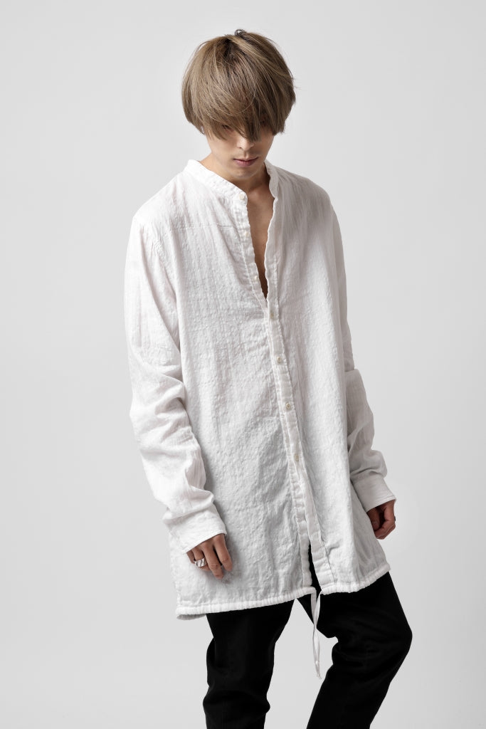 daub WASHED LONG SHIRT / CL-STRIPE