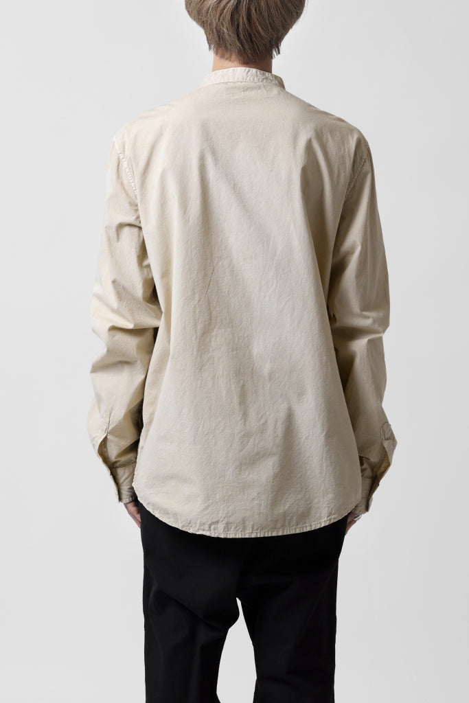 daub DYEING MINIMAL LS SHIRT / C.POPLIN