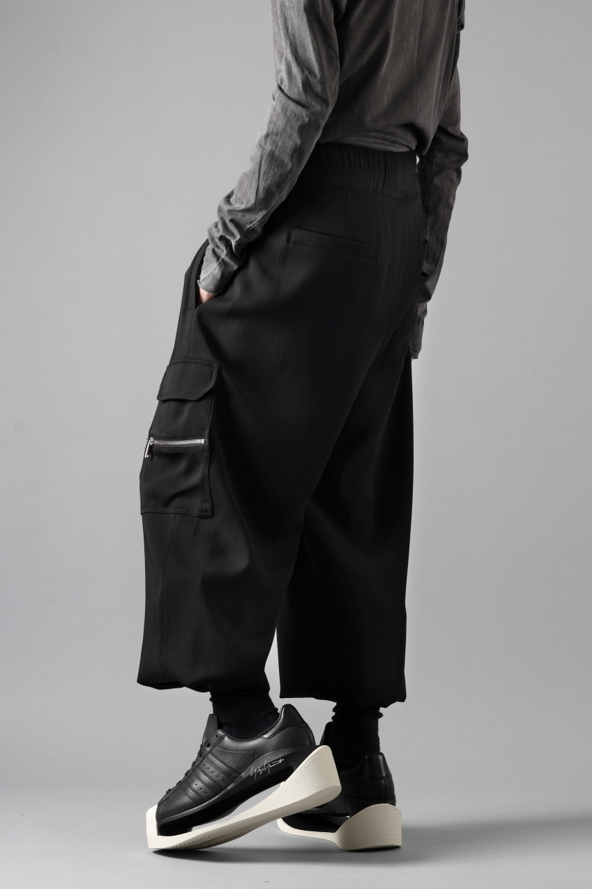 thom/krom RELAXED FIT CARGO TROUSERS / ELASTIC VISCOSE